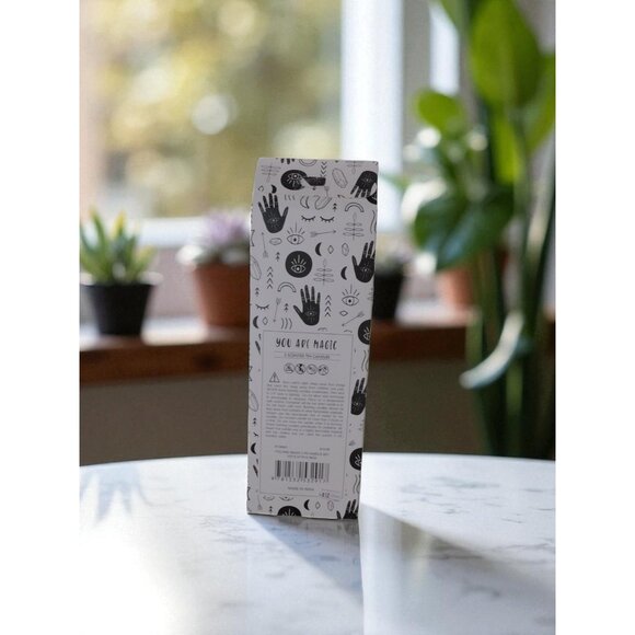 You Are Magic Scented Candle Set 3 Tin Clarity Mystic Purpose Crystals Gift Deco - Picture 9 of 9